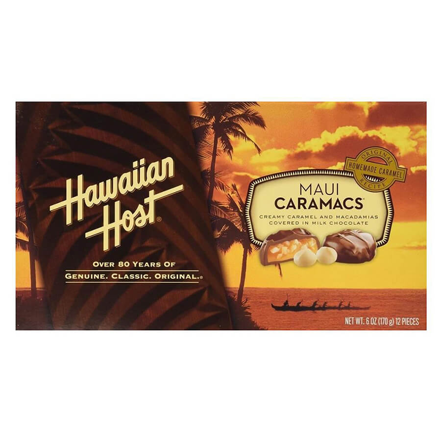 (ハワイアンホースト) マウイキャラマックス・ミルクチョコレート・マカダミアナッツ 170g