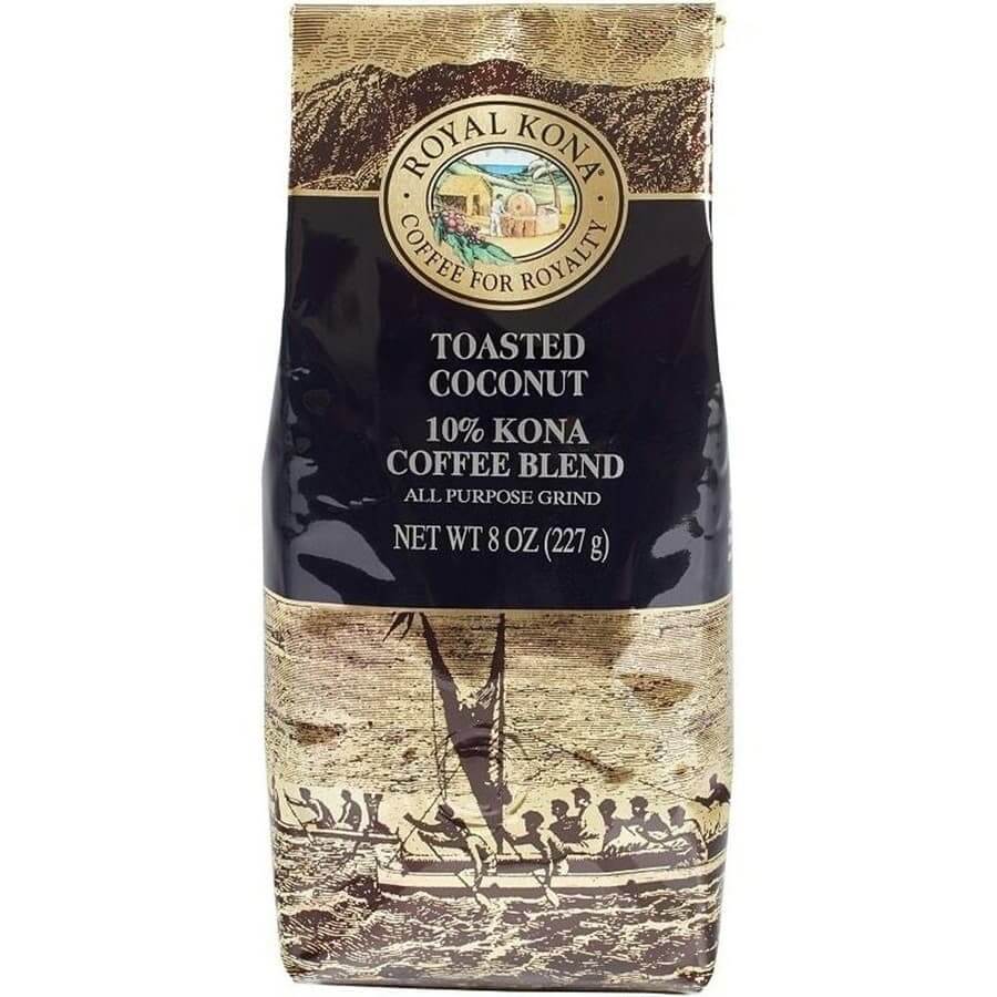 (ロイヤルコナコーヒー) トーステッドココナッツ・10％コナコーヒーブレンド 227g